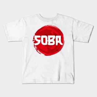 Soba-Japanese Food Kids T-Shirt